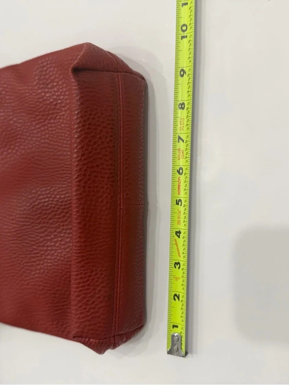 STYLE & CO Red Crossbody Bag Belt Detail Faux Leather Chic Everyday